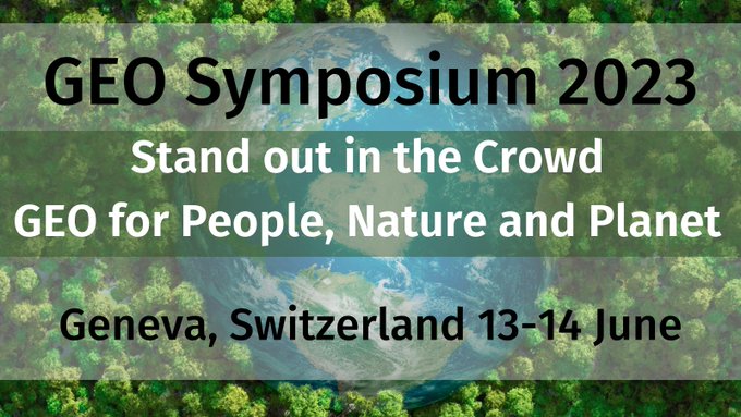 GEO Symposium 2023 in Geneva on June 13-14, 2023